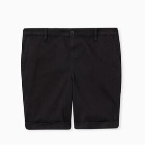 Torrid Deep Black Twill Bermuda Shorts 10